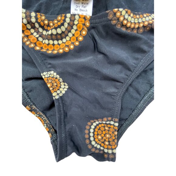 L*SPACE Geometric Print 2 Piece Bikini Swimsuit Boho Retro 70s Look Size Small - Picture 7 of 14